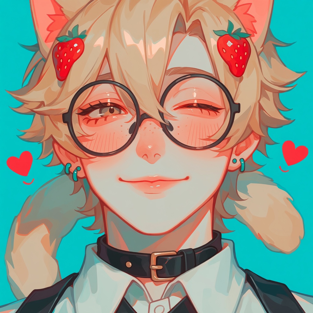 create a colorful digital anime painterly illustration of a: man,  solo,  strawberry blond hair on Tensor.Art