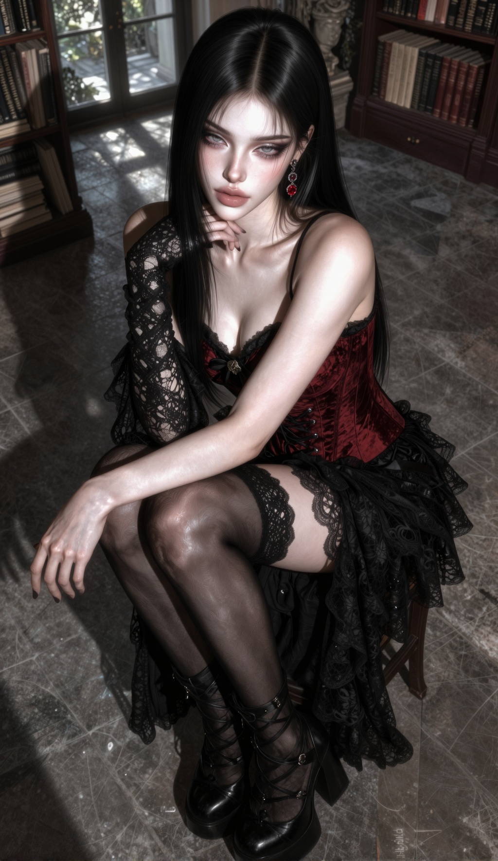with very smooth and radiant skin ,  Wide angle shot ,  masterpiece on Tensor.Art