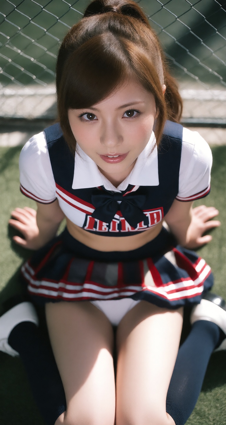 A high-resolution award-winning photography from above,  capturing the most gorgeous and adorable 18-year-old girl. 1girl,...