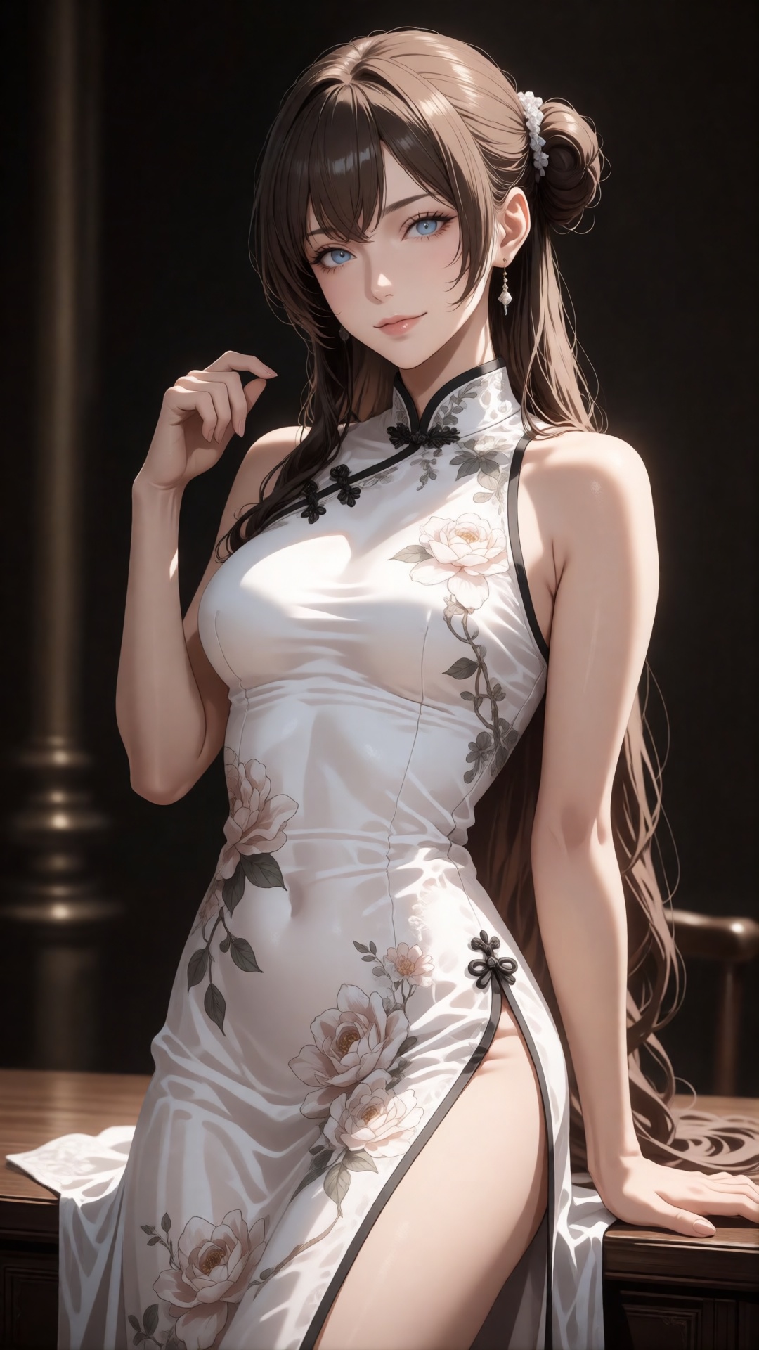 巨乳旗袍美女 by bkz不可知 on Tensor.Art
