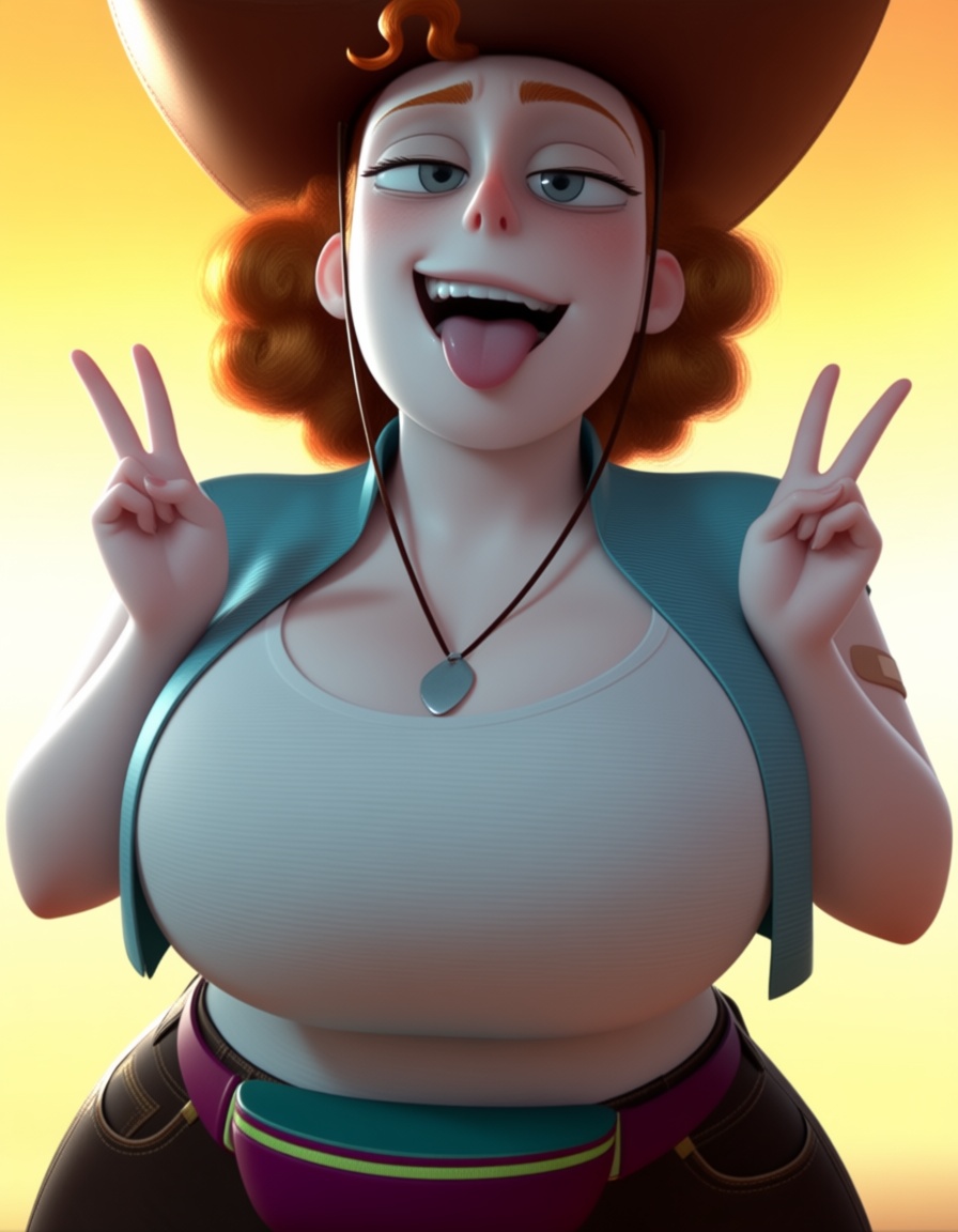looking at viewer,  upper body,  smug on Tensor.Art