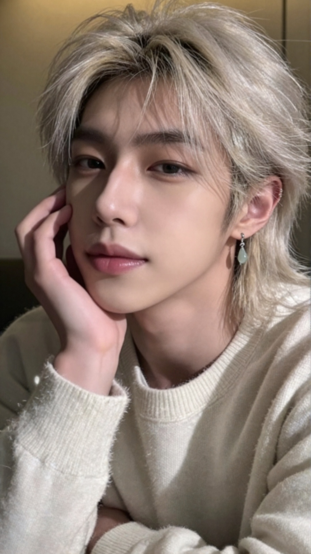 handsome young East Asian man,  androgynous masculine beauty,  slim but healthy physique on Tensor.Art