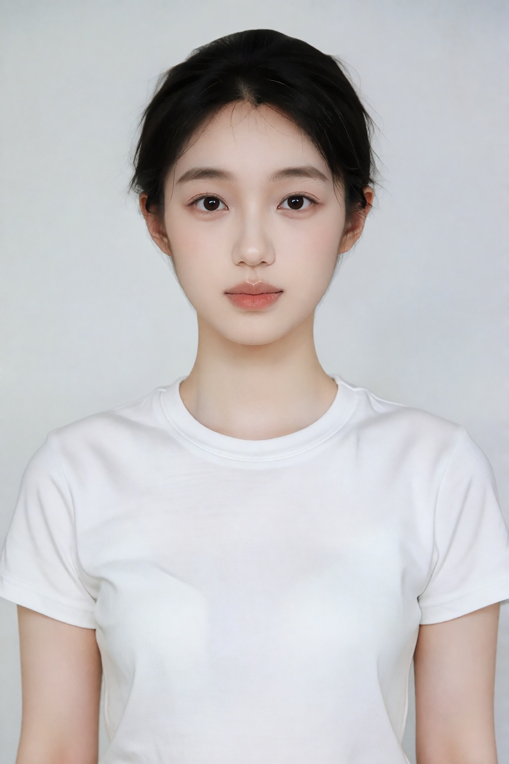 照片中是一位年轻的亚洲女性,  她端正身姿,  正视镜头 by 让AI更感性 on Tensor.Art