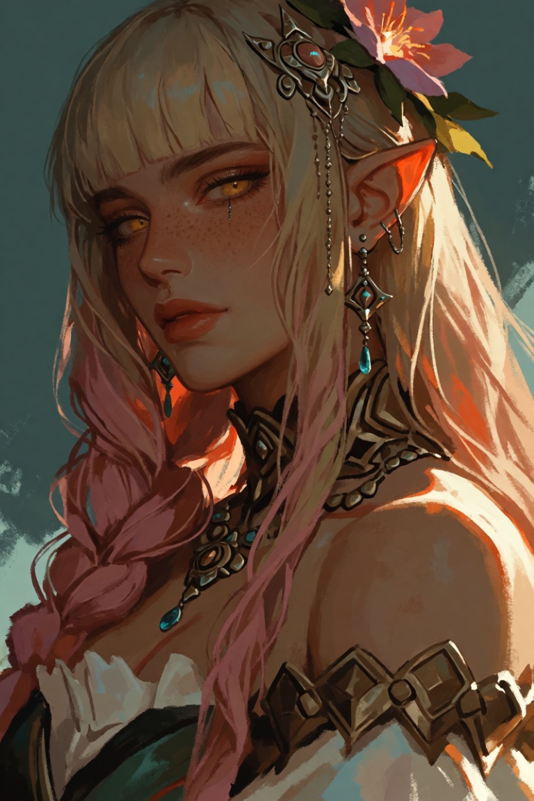 Woman,  solo,  long hair on Tensor.Art