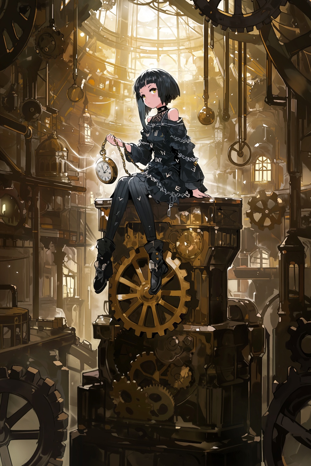 highres,  absurdres,  @alchemaniac In this complex on Tensor.Art