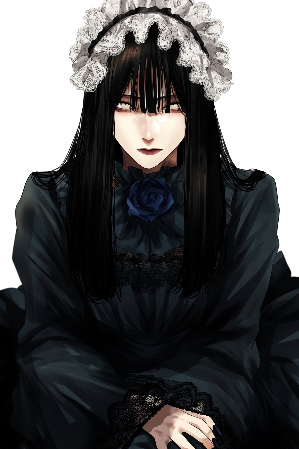 highres,  absurdres,  @gunjyou_(gunjyou_00) An anime-style digital illustration captures a woman with long on Tensor.Art