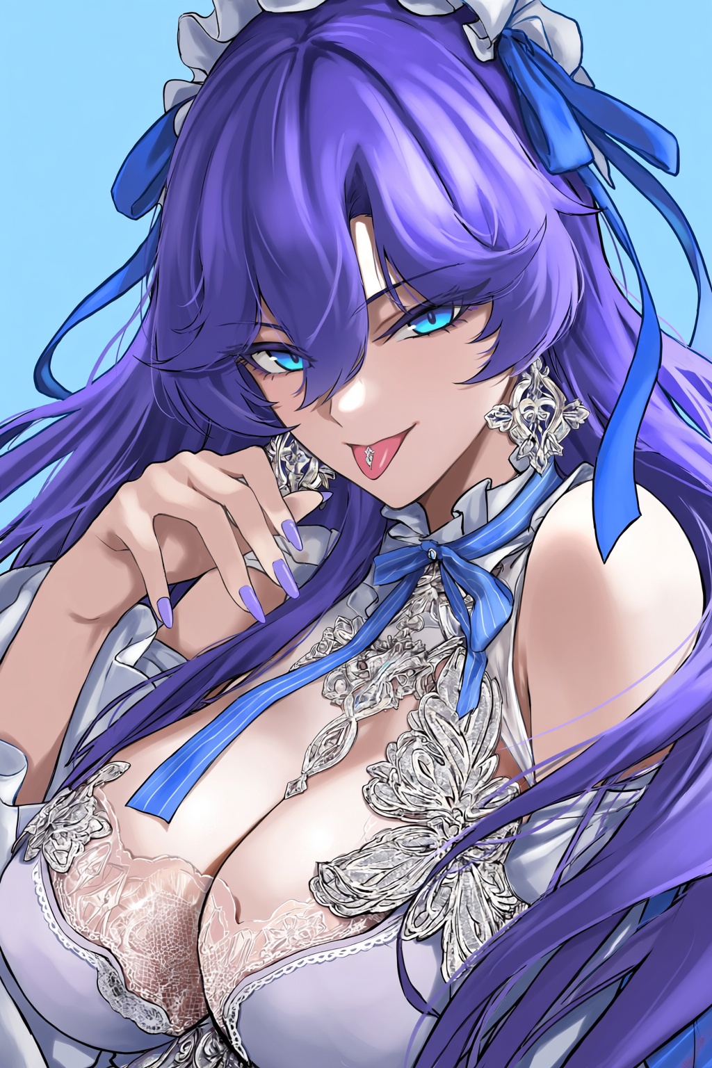 highres,  absurdres,  @m_(1n910) The image depicts a character with long on Tensor.Art