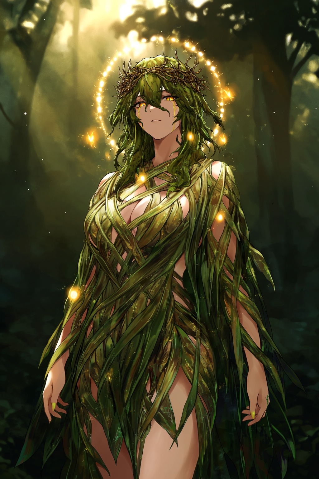 highres,  absurdres,  @m_(1n910) The image depicts a character with tangled on Tensor.Art