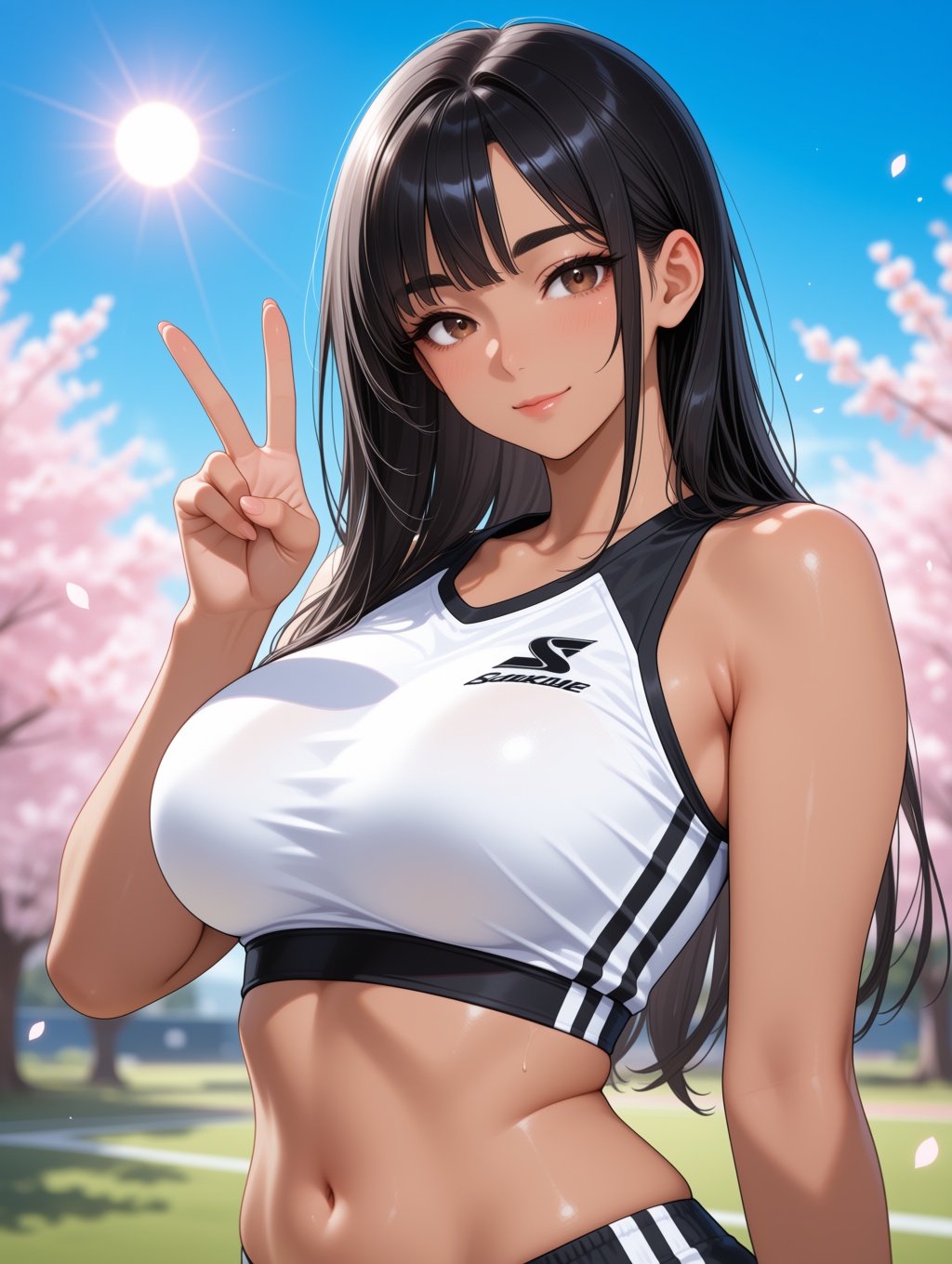 1 girl,  very beautiful,  ***** woman with tanned skin on Tensor.Art