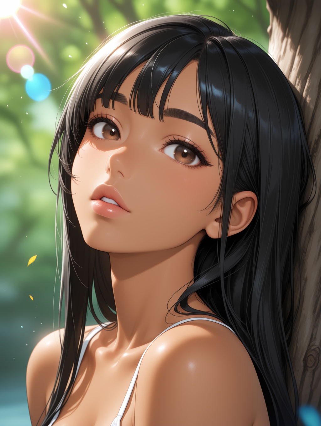 1 girl,  very beautiful,  tanned skin on Tensor.Art