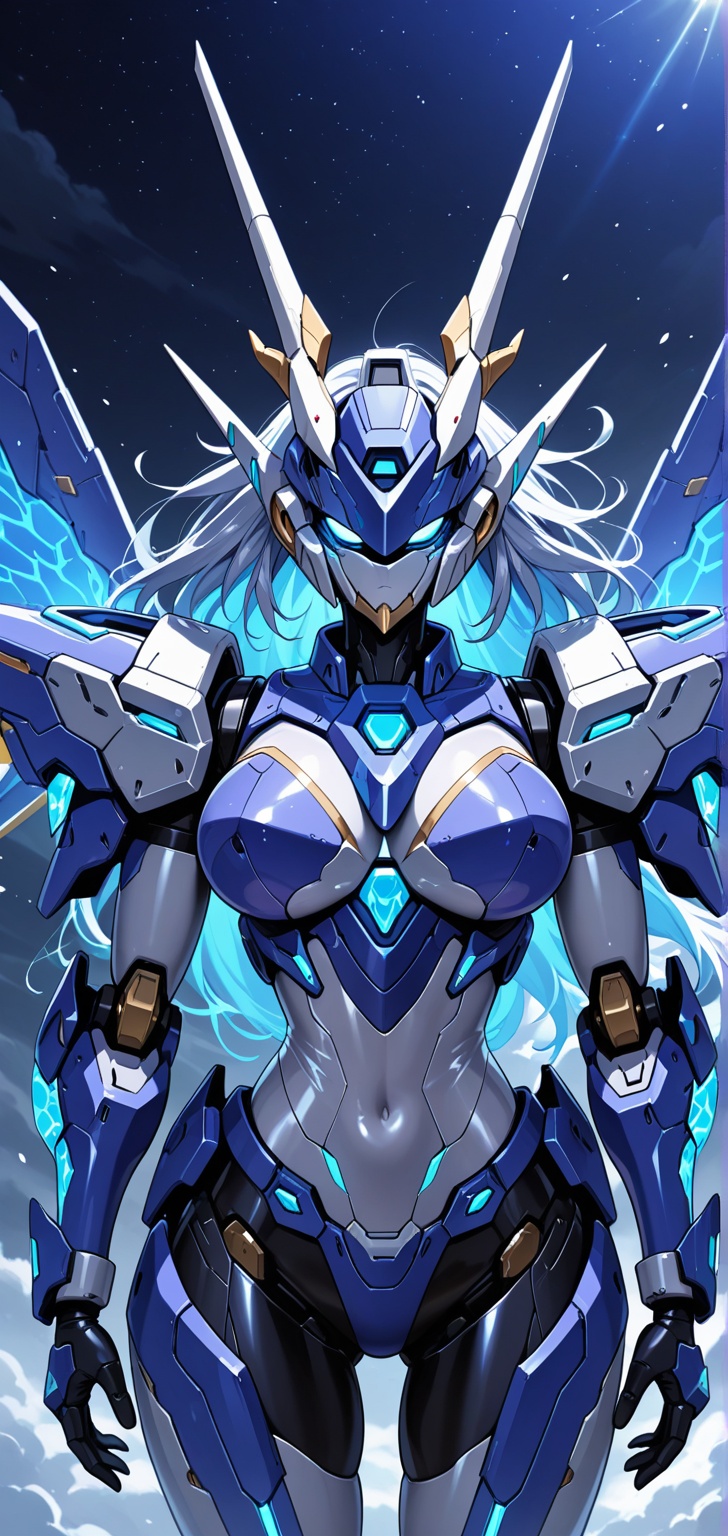 Mecha maiden with futuristic dragon-themed design on Tensor.Art