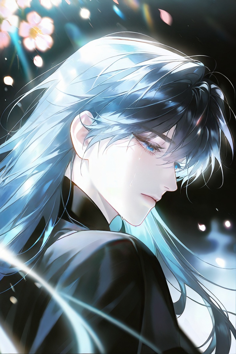 1boy,  solo,  bishounen on Tensor.Art