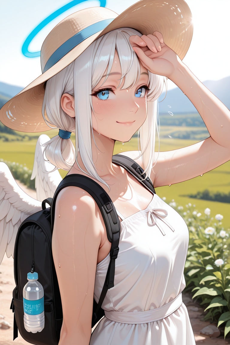 1girl,  solo,  angel on Tensor.Art