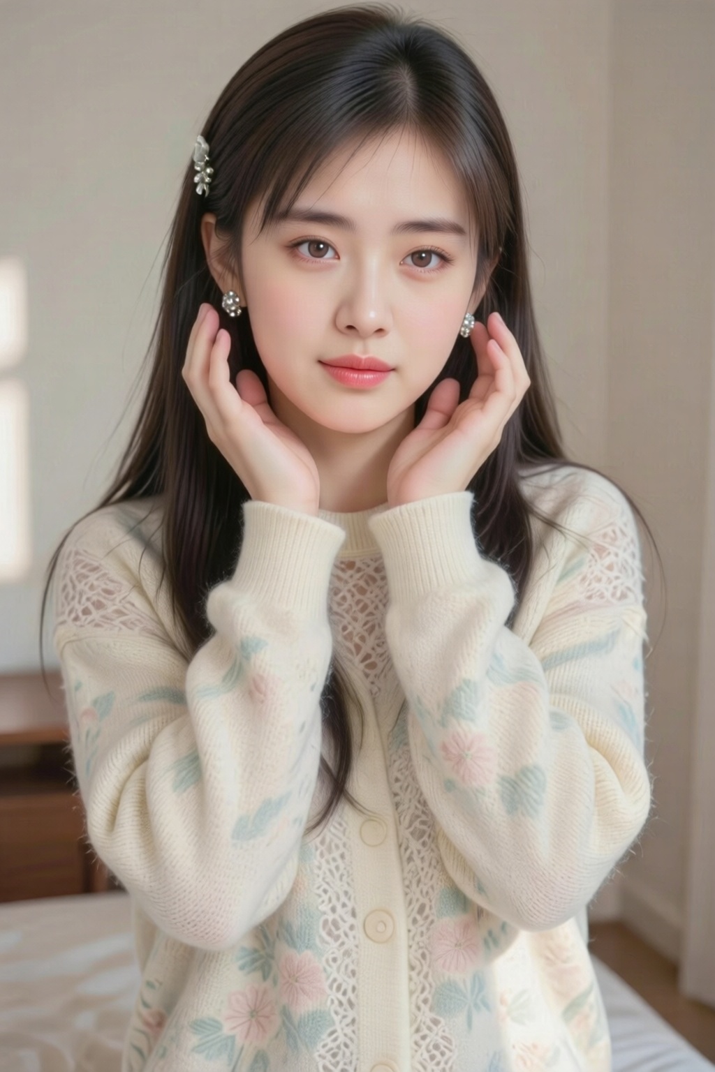 超高颜值美少女,  网感头像,  远景 on Tensor.Art
