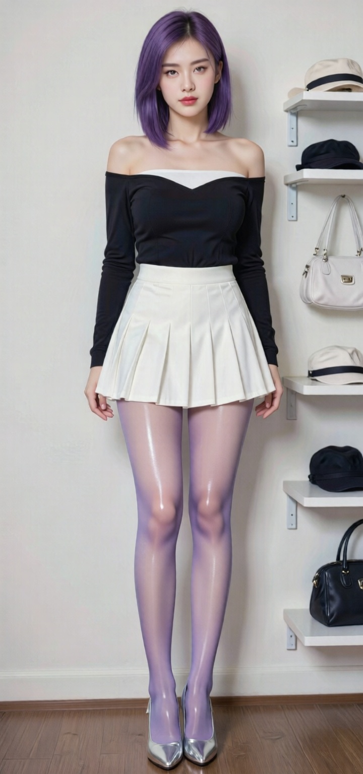 FFSZ,  aurora_glossy_pantyhose. 8K,  ultra clear on Tensor.Art