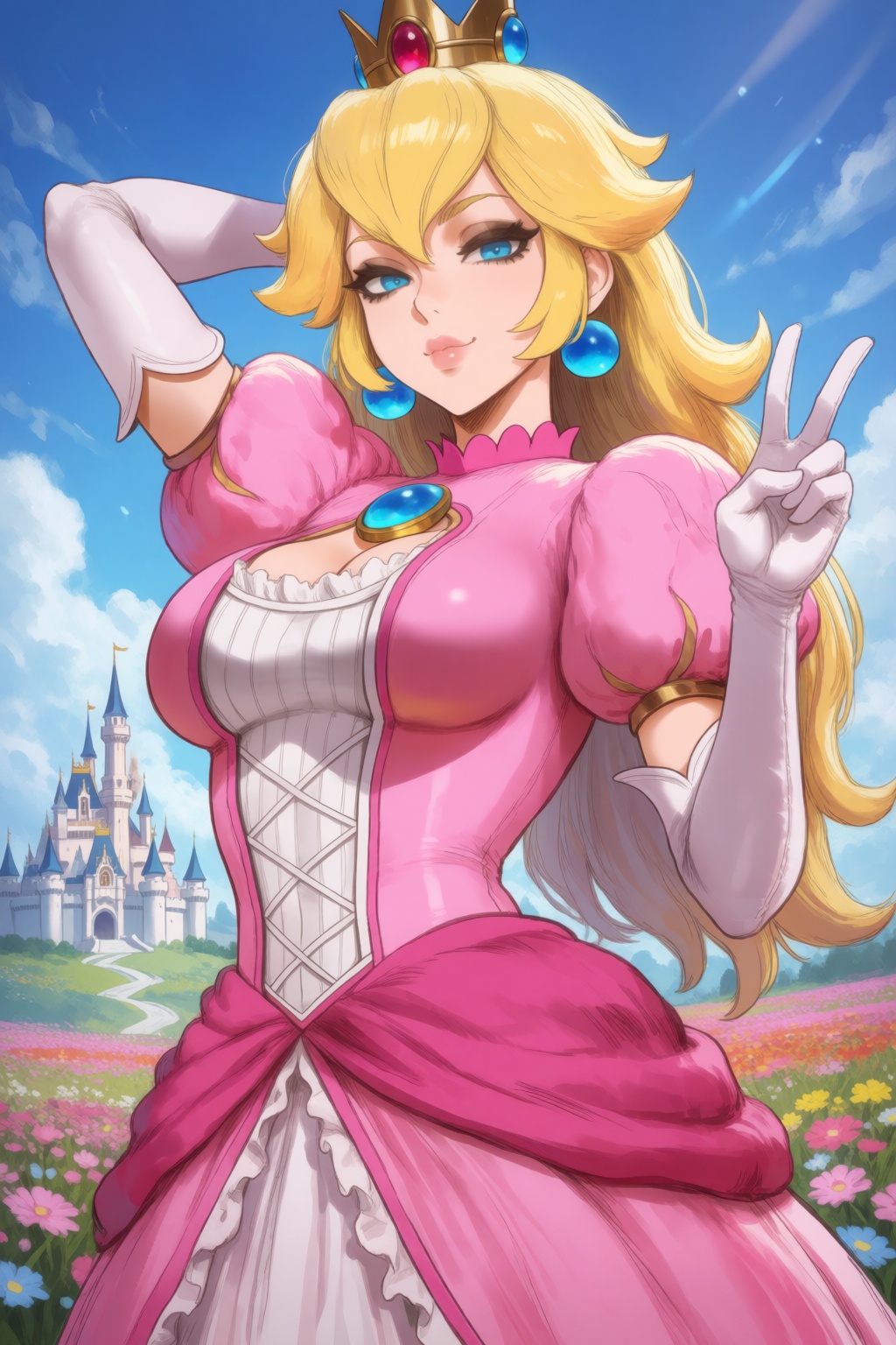 aipotions-style,  upper body shot,  standing tall on Tensor.Art