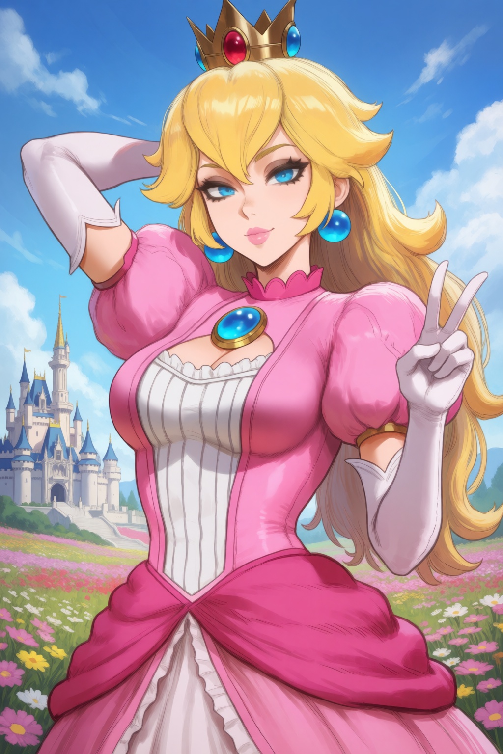 aipotions-style,  upper body shot,  standing tall on Tensor.Art