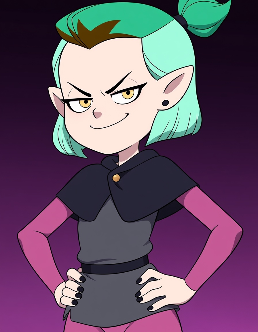 looking at viewer,  upper body,  smug on Tensor.Art