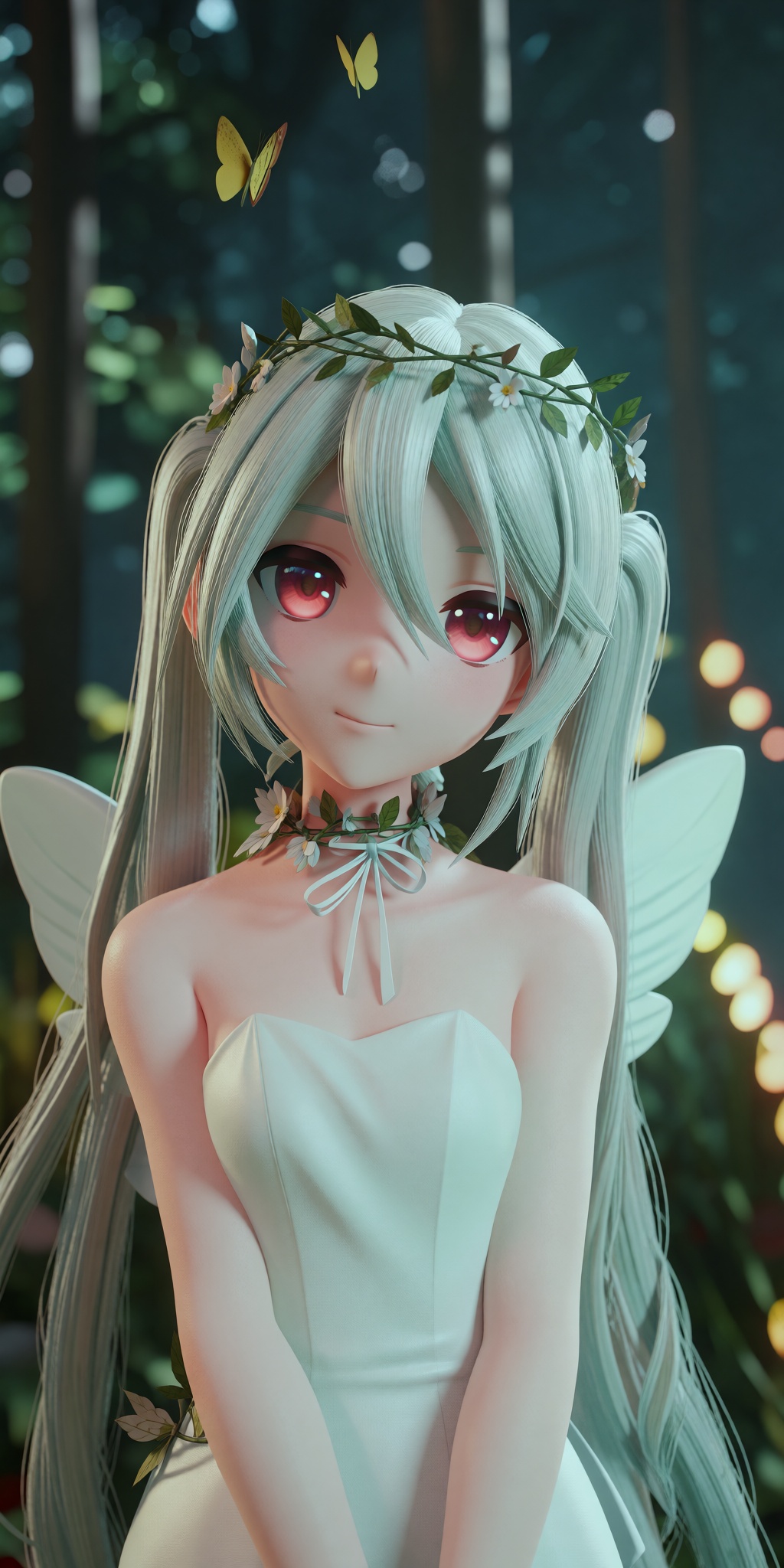 MMD screenshot style,  high quality MikuMikuDance render,  beautiful 3D anime girl model on Tensor.Art