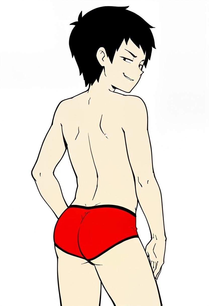Domics,  solo,  black hair on Tensor.Art