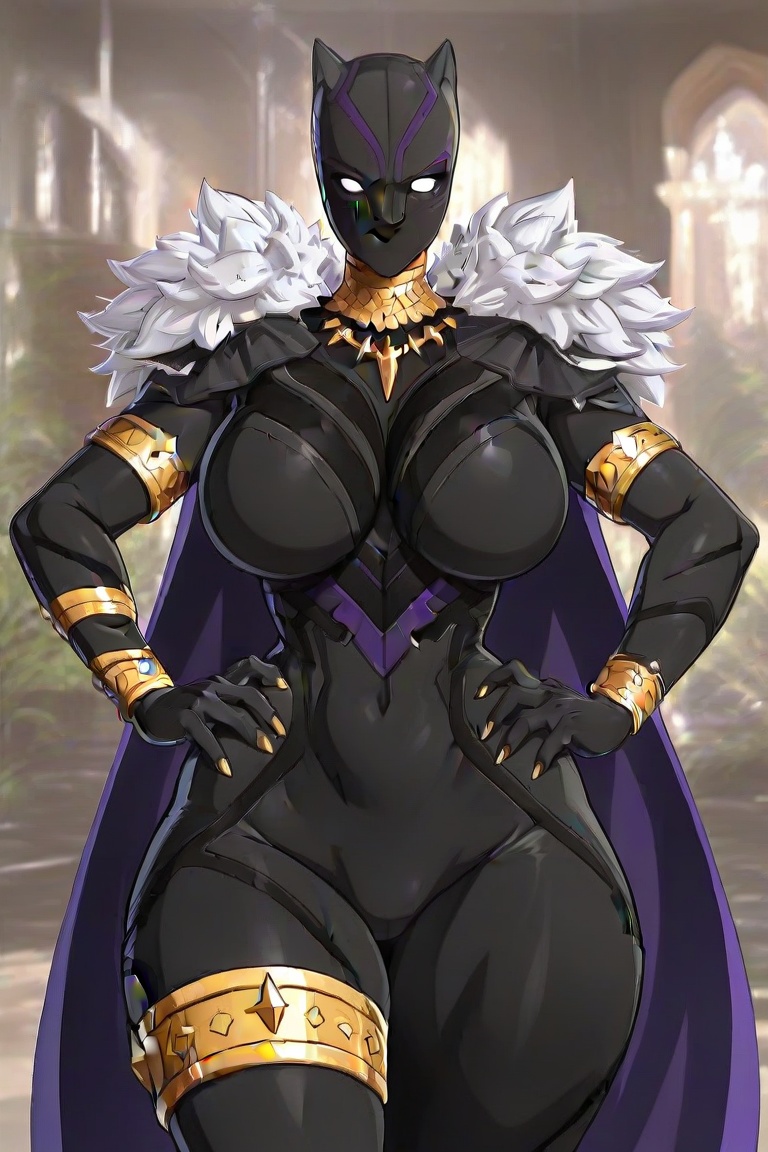 Black Panther Shuri,  alone,  cape on Tensor.Art