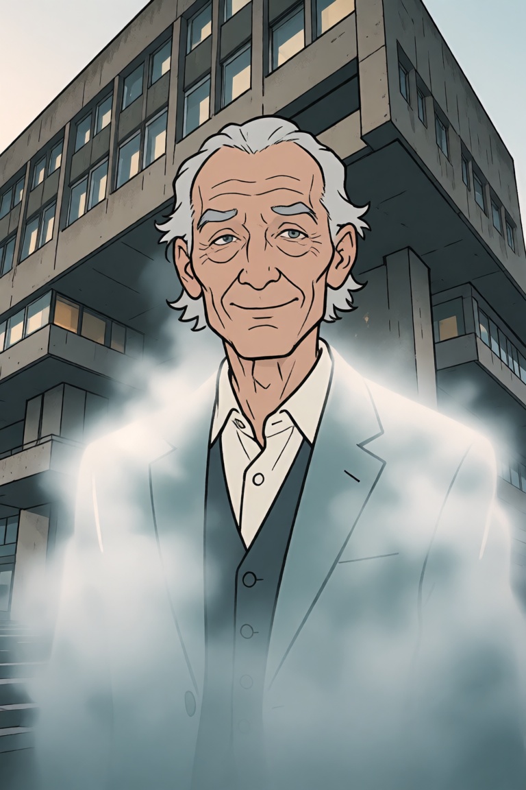 rtoon,  portrait of a very old man,  ethereal dreamy foggy on Tensor.Art
