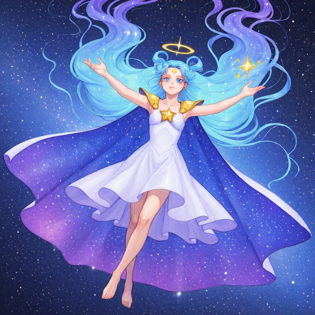 1girl,  solo,  celestial being on Tensor.Art