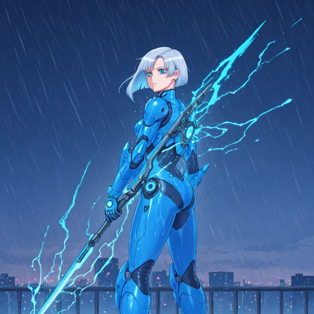1girl,  solo,  cyborg on Tensor.Art
