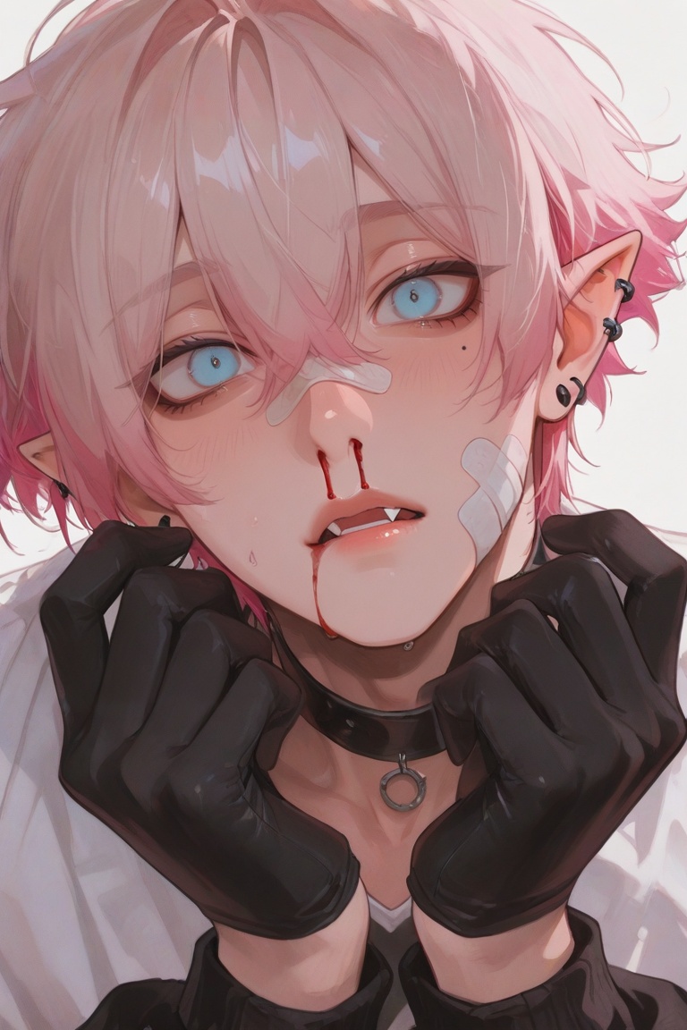 1boy,  pointy ears,  male focus on Tensor.Art