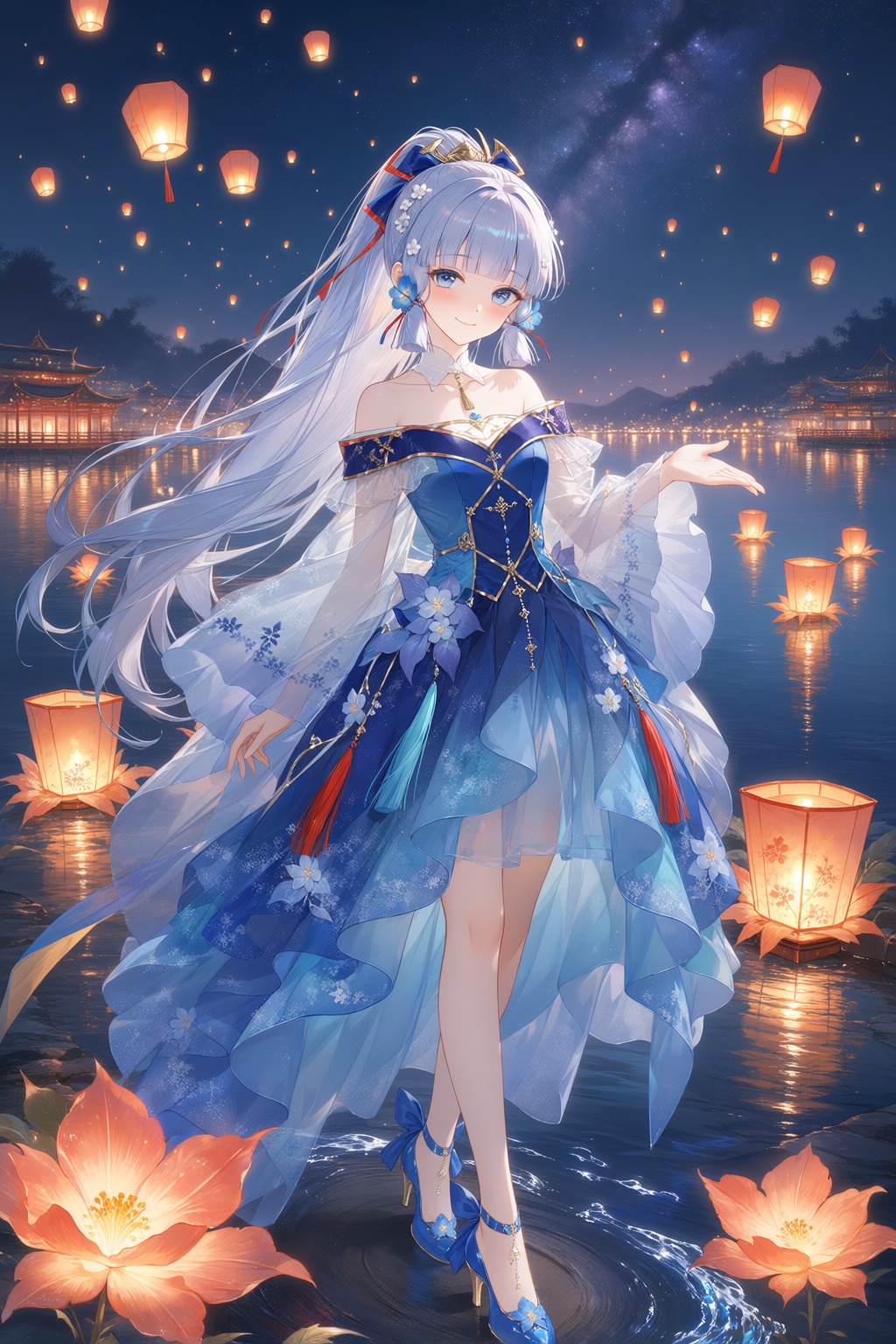 1girl,  lantern,  solo on Tensor.Art