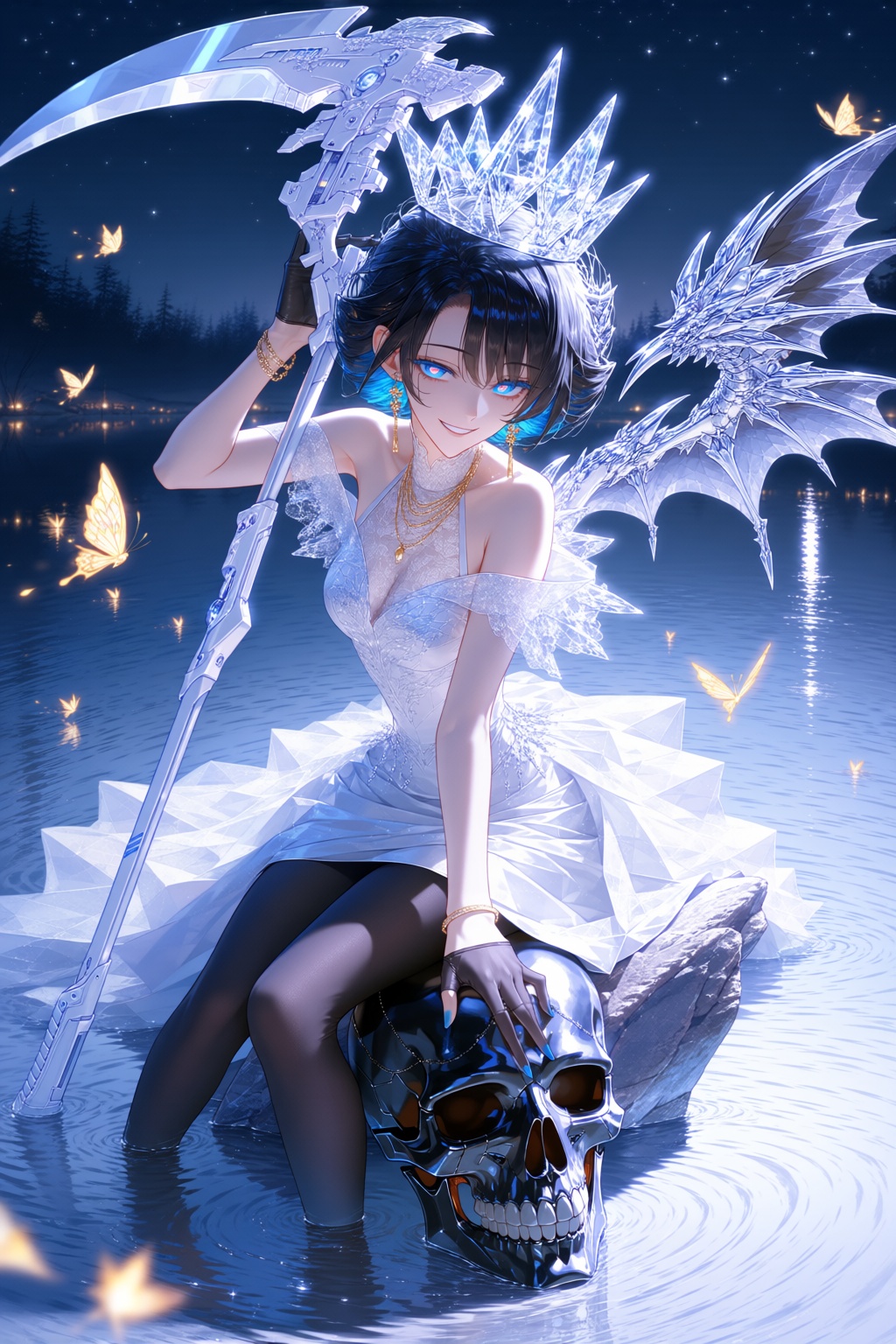 1 girl,  Xiayuyao,  Dead Master\(UTAU) on Tensor.Art
