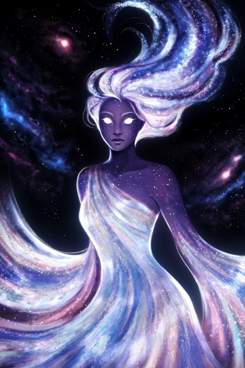 highres,  absurdres,  @gittanart This digital painting features an ethereal on Tensor.Art