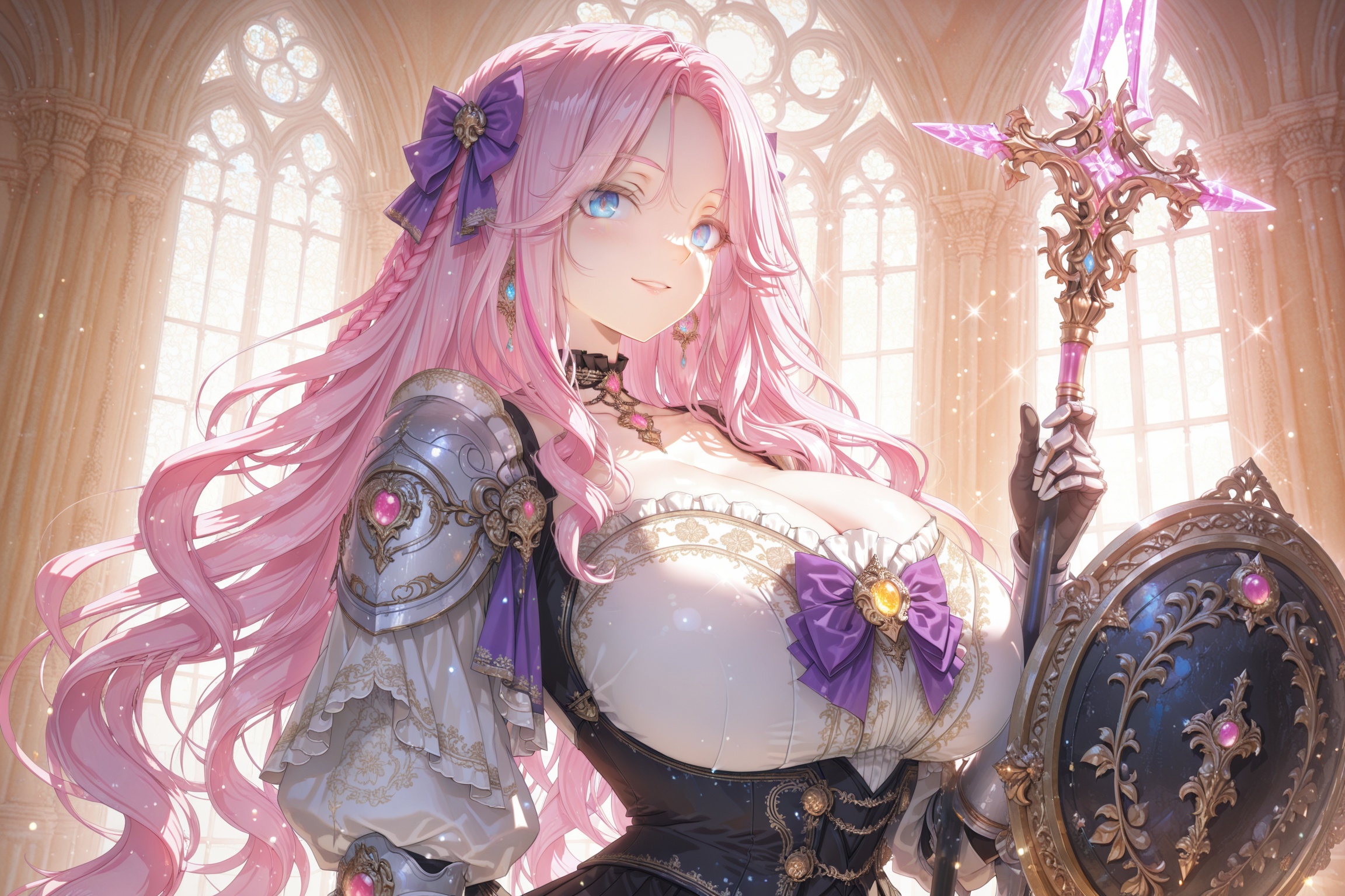 freya_illxl,  freya,  pink hair on Tensor.Art