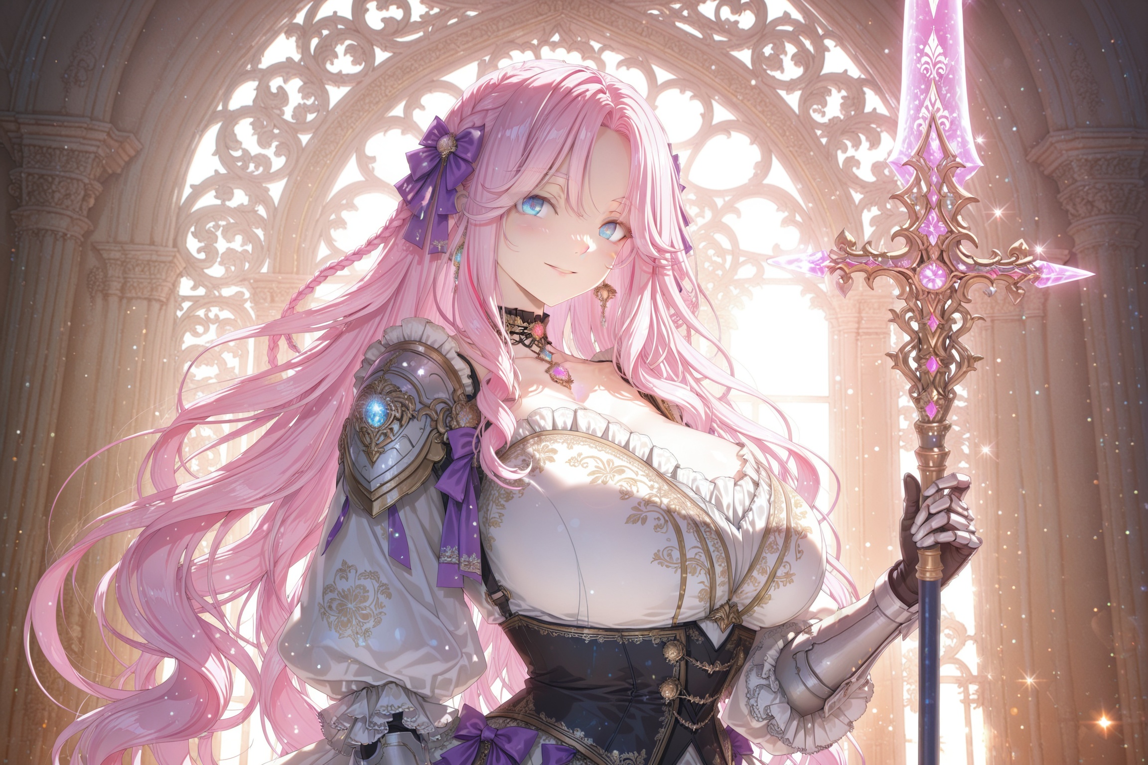 freya_illxl,  freya,  pink hair on Tensor.Art