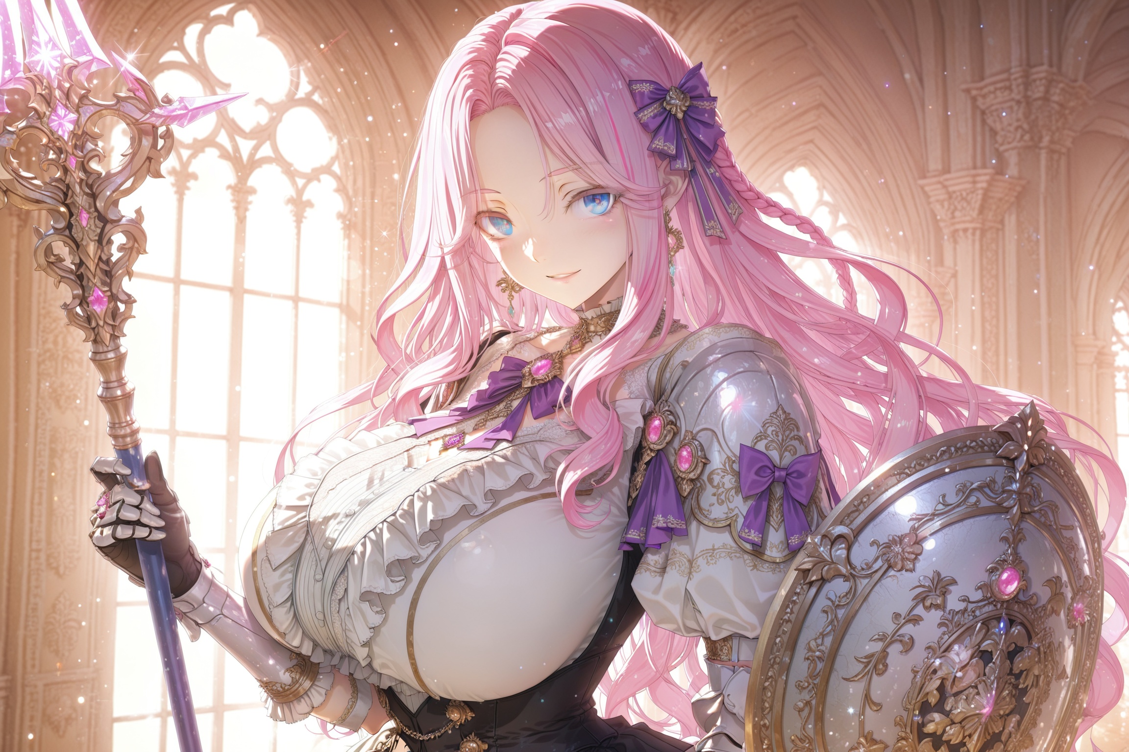 freya_illxl,  freya,  pink hair on Tensor.Art