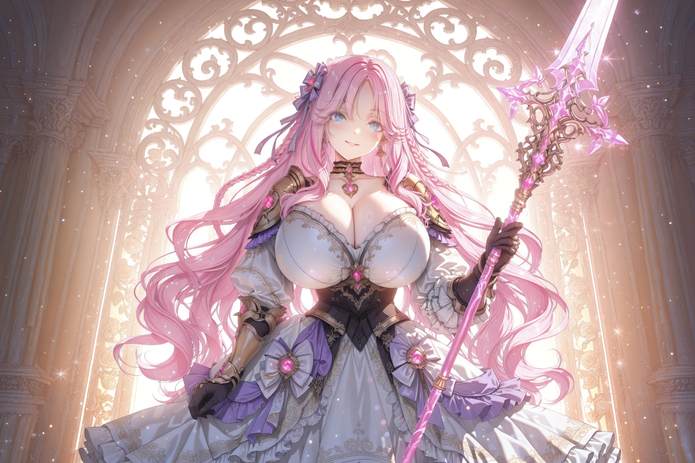 freya_illxl,  freya,  pink hair on Tensor.Art
