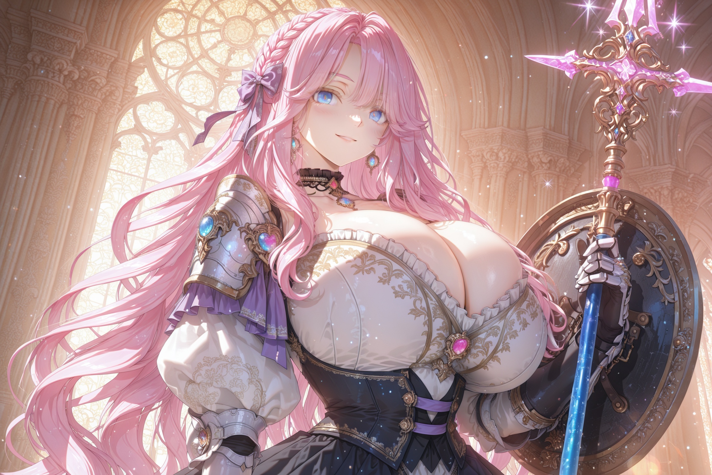 freya_illxl,  freya,  pink hair on Tensor.Art