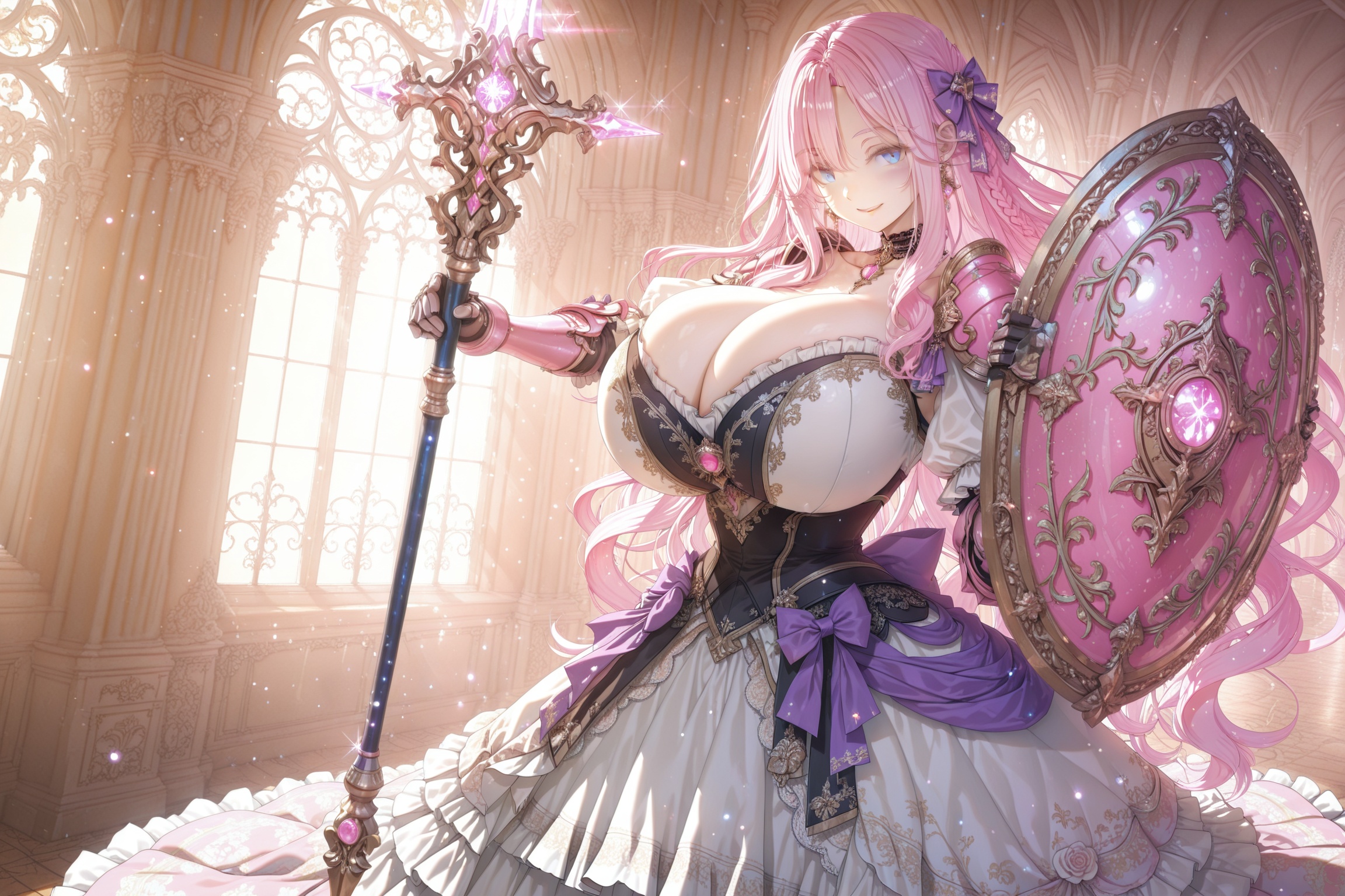 freya_illxl,  freya,  pink hair on Tensor.Art