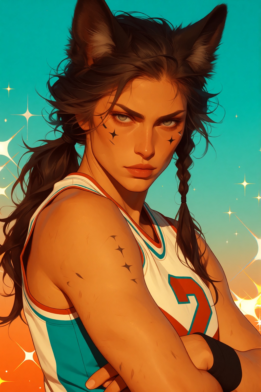 illustration,  vibrant colors,  bright colors on Tensor.Art