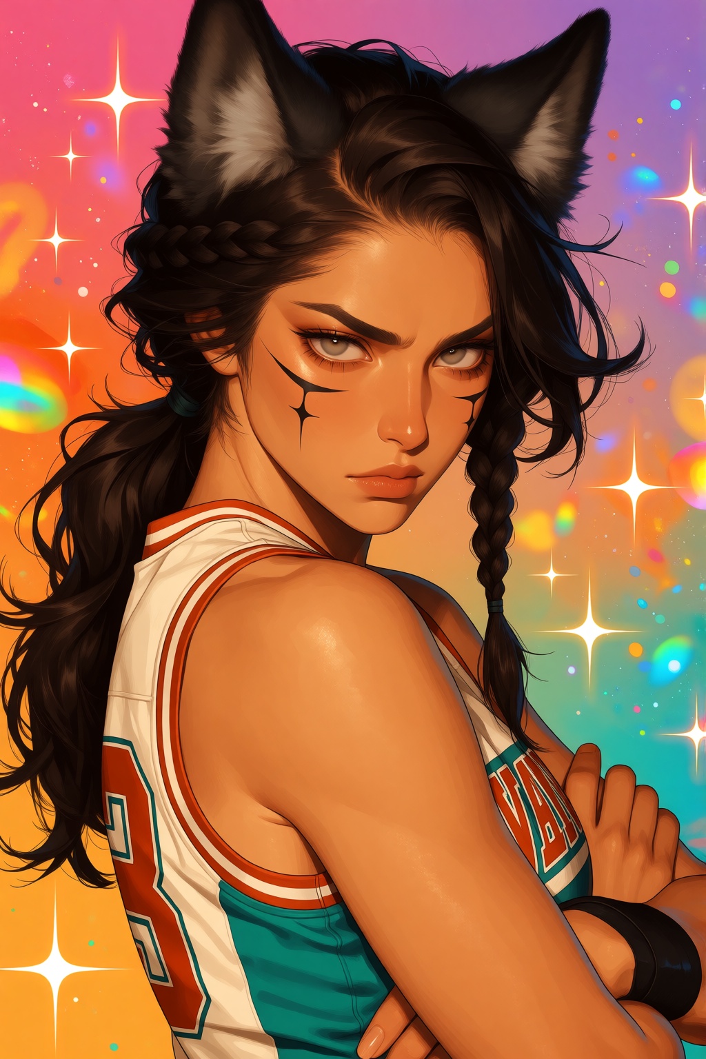 illustration,  vibrant colors,  bright colors on Tensor.Art