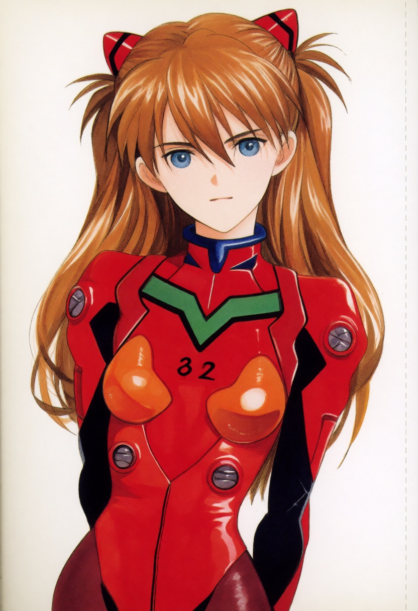 Illustration by Reiko Shimizu depicts Asuka from Neon Genesis Evangelion. on Tensor.Art