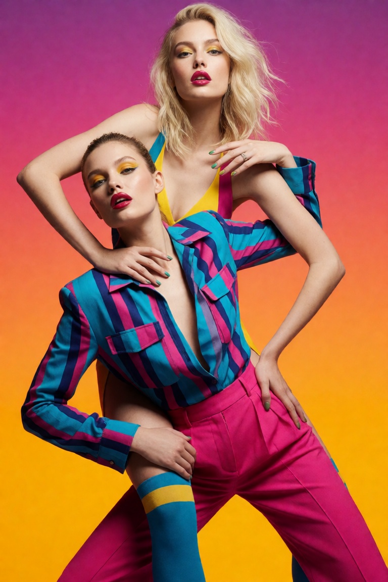 duet pose,  multiple girls,  2girls on Tensor.Art