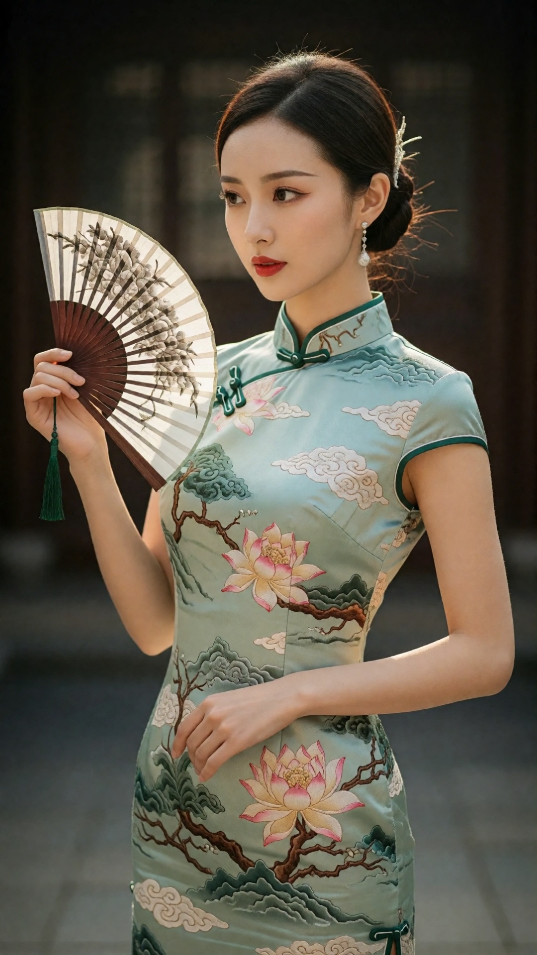 qipao woman on Tensor.Art