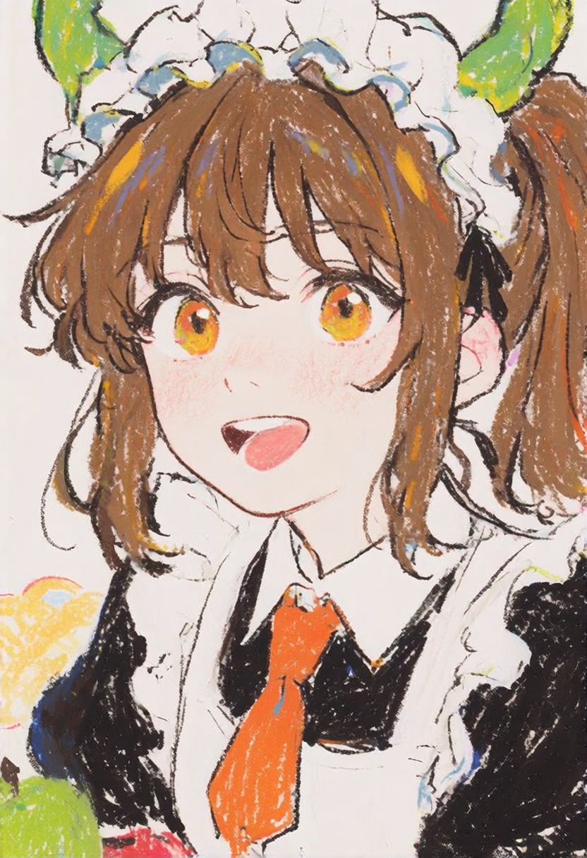 crayon_sketch,  1girl,  Tohru \Miss Kobayashi’s Dragon Maid\ on Tensor.Art