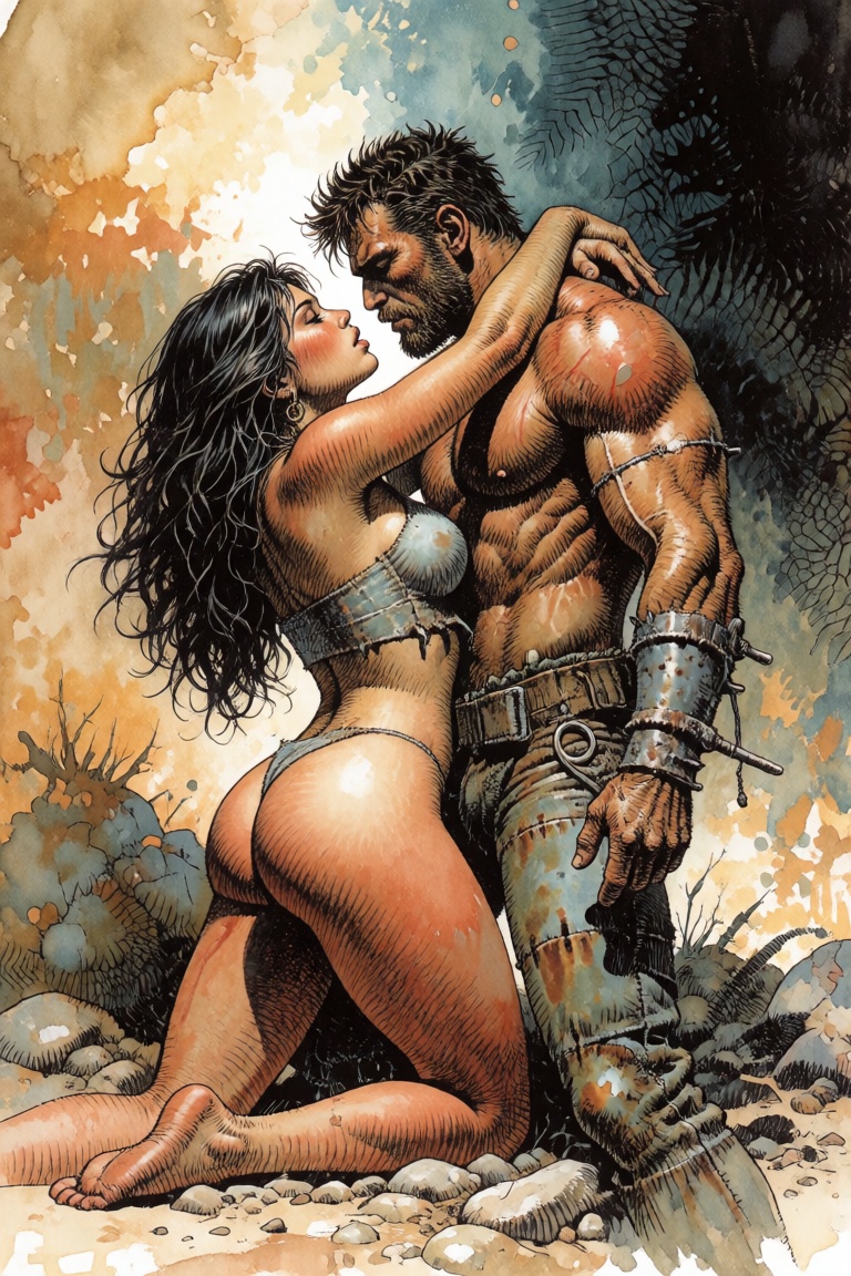 Masterpiece,  best quality,  post-apocalyptic romance on Tensor.Art