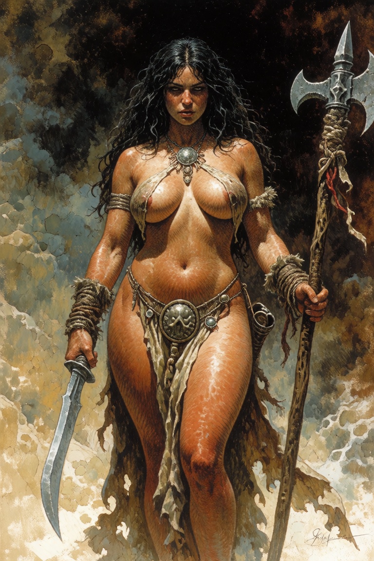 Masterpiece,  best quality,  barbarian priestess on Tensor.Art