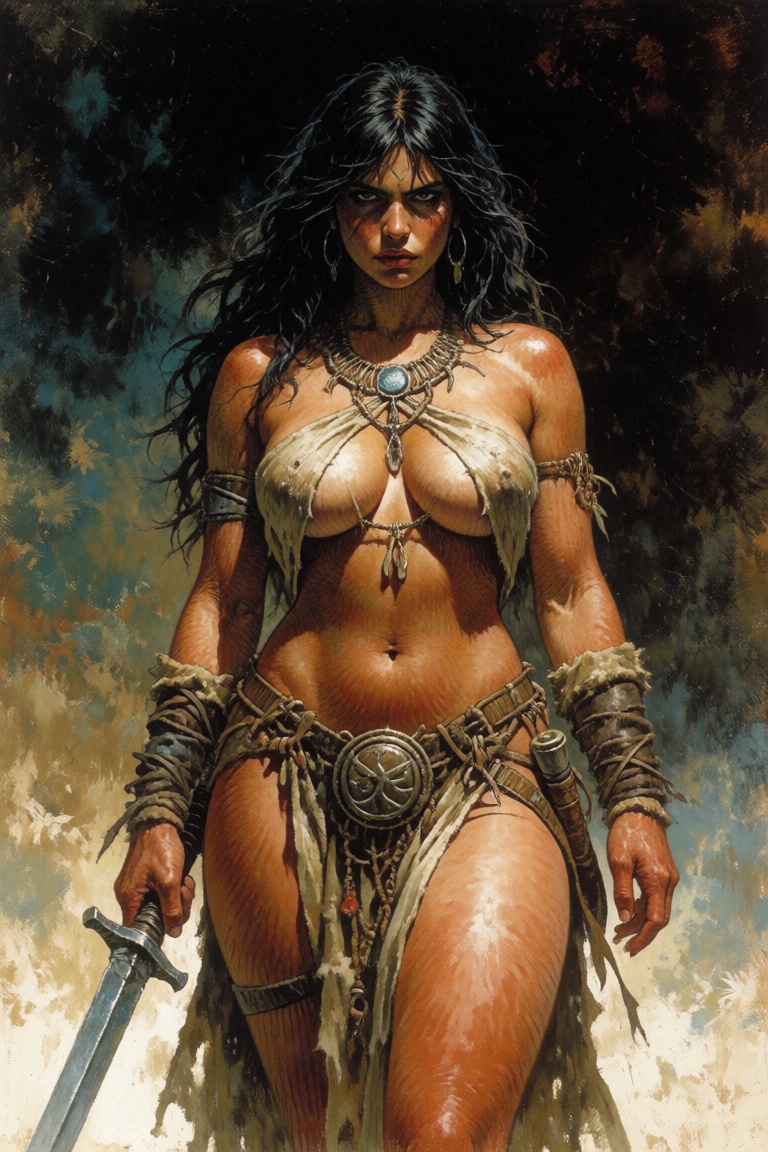 Masterpiece,  best quality,  barbarian priestess on Tensor.Art