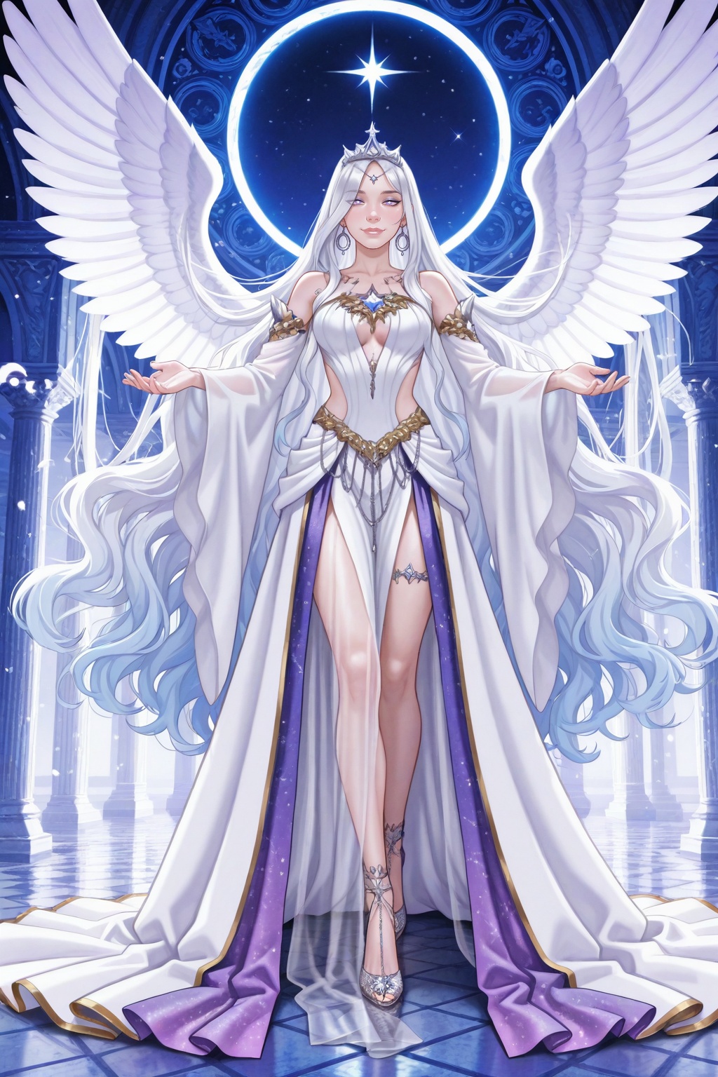 andava-style. Beautiful ***** female character,  original character,  Princess Celestia on Tensor.Art