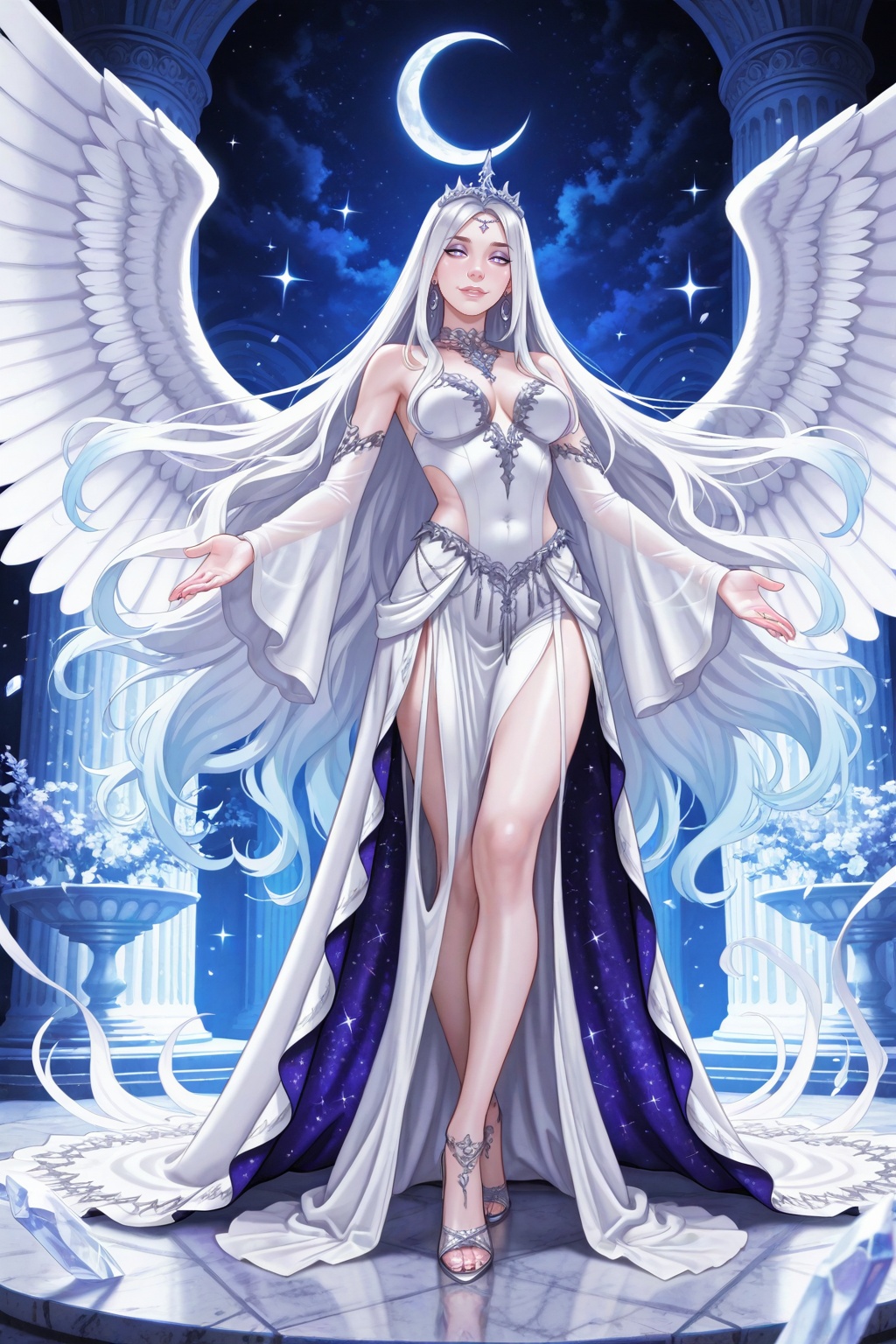 andava-style. Beautiful ***** female character,  original character,  Princess Celestia on Tensor.Art