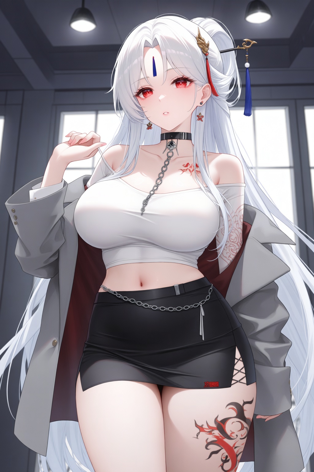 1girl,  ningguang (genshin impact),  long hair on Tensor.Art